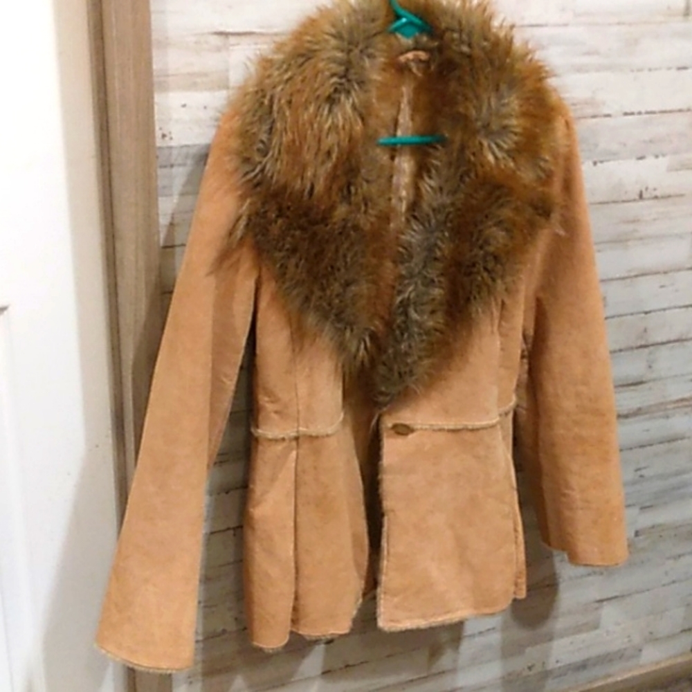 Vintage St John's Bay leather coat.  Box 300. 8/23